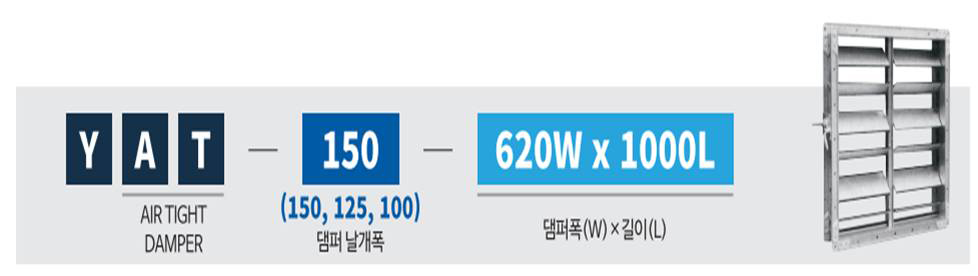 댐퍼의 풍량제어 특성